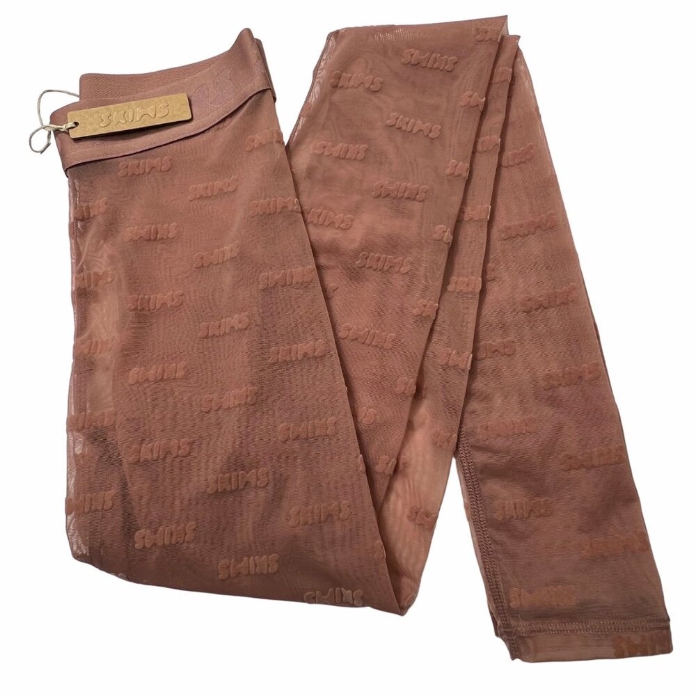 π SKIMS 2 pcs. After Hours Triangle Bralette + Leggings Set Rose Clay XXS - Picture 7 of 12